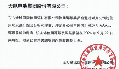 必发888股份喜获最高信用评级AAA